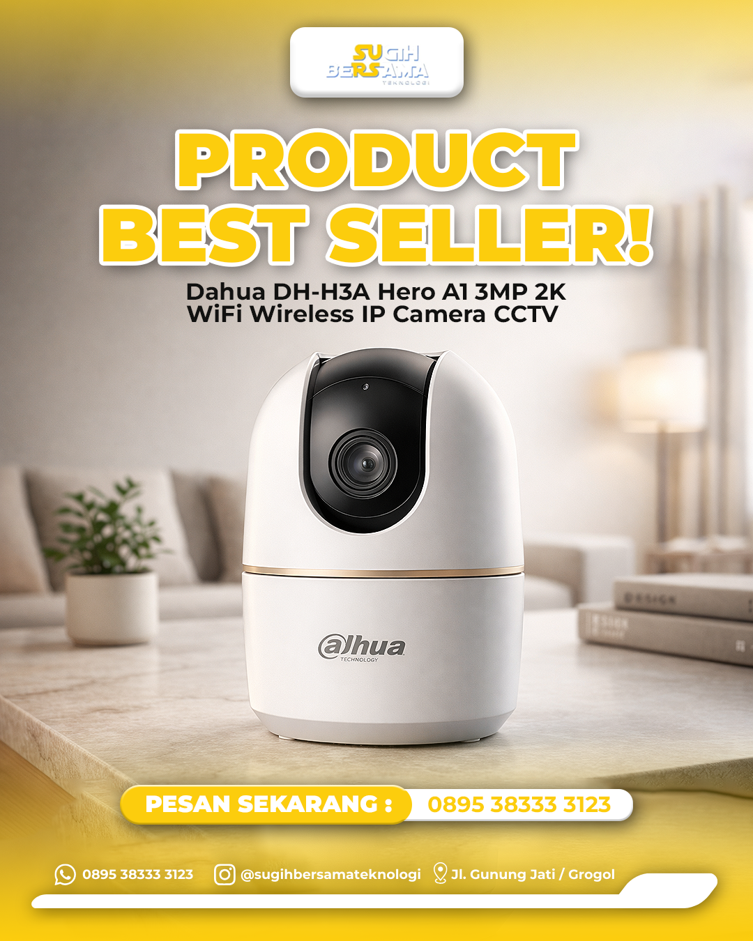 CCTV Dahua DH-H3A Hero AI 3MP 2K