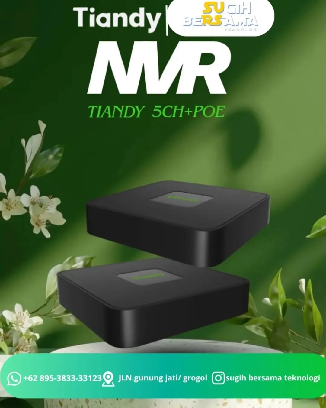 NVR Tiandy 5 Channel PoE